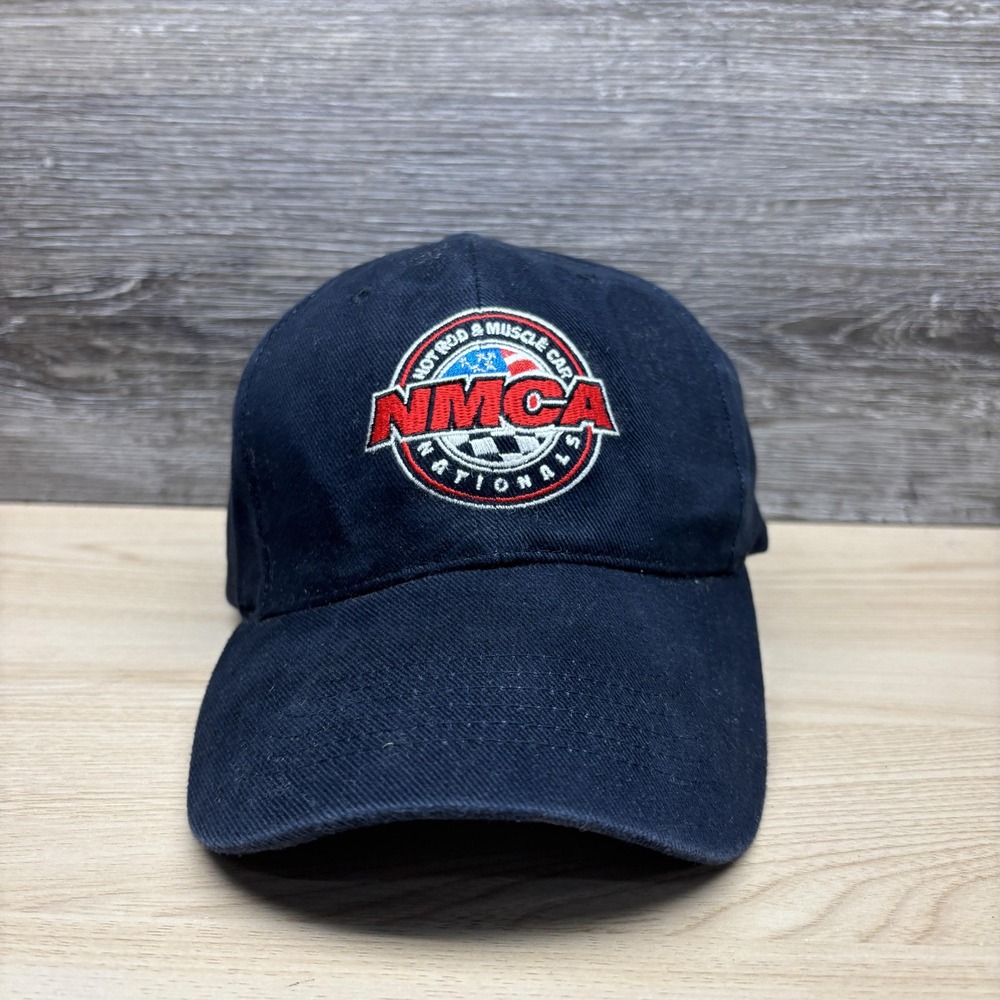 NMCA Nationals Hat Cap Strap Back Mens One Size Blue Twill Baseball Sportsman